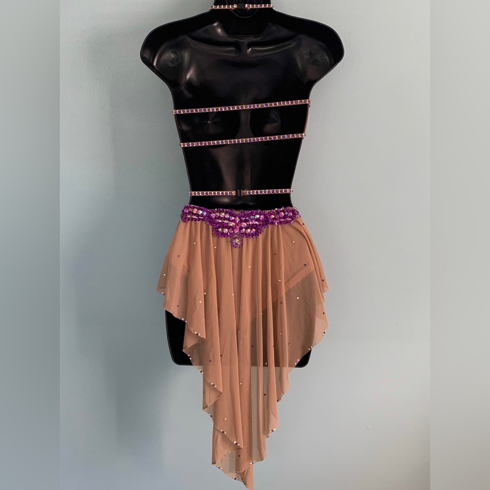 Bachata Jazz Ballroom Latin Dance Costume - Picture 4 of 4